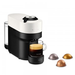 Krups XN920110 Vertuo Pop Καφετιέρα για Κάψουλες Vertuo Πίεσης 15bar White